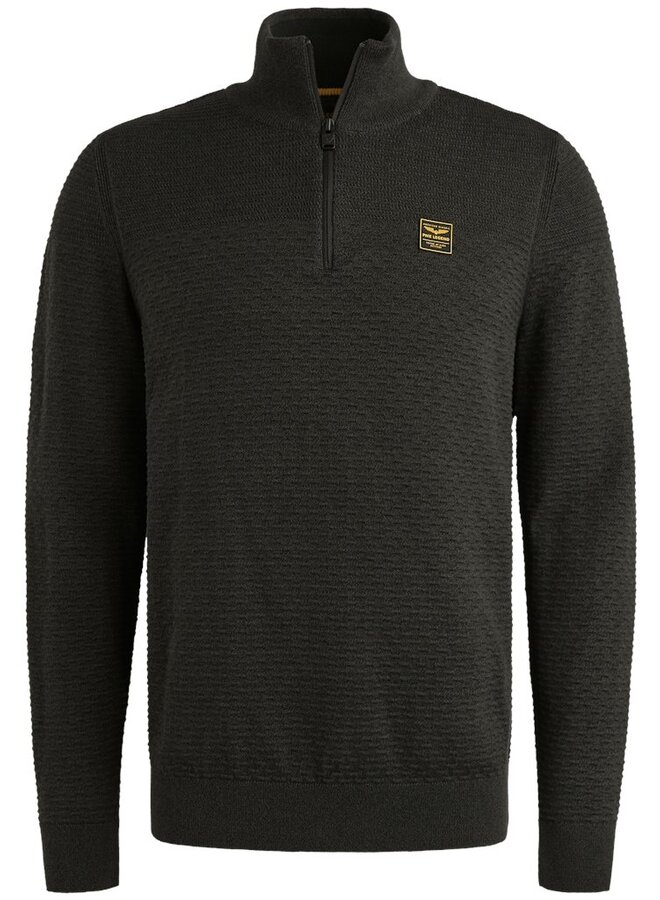 PME Legend Half Zip Sweater PKW2510301 - 999 Black