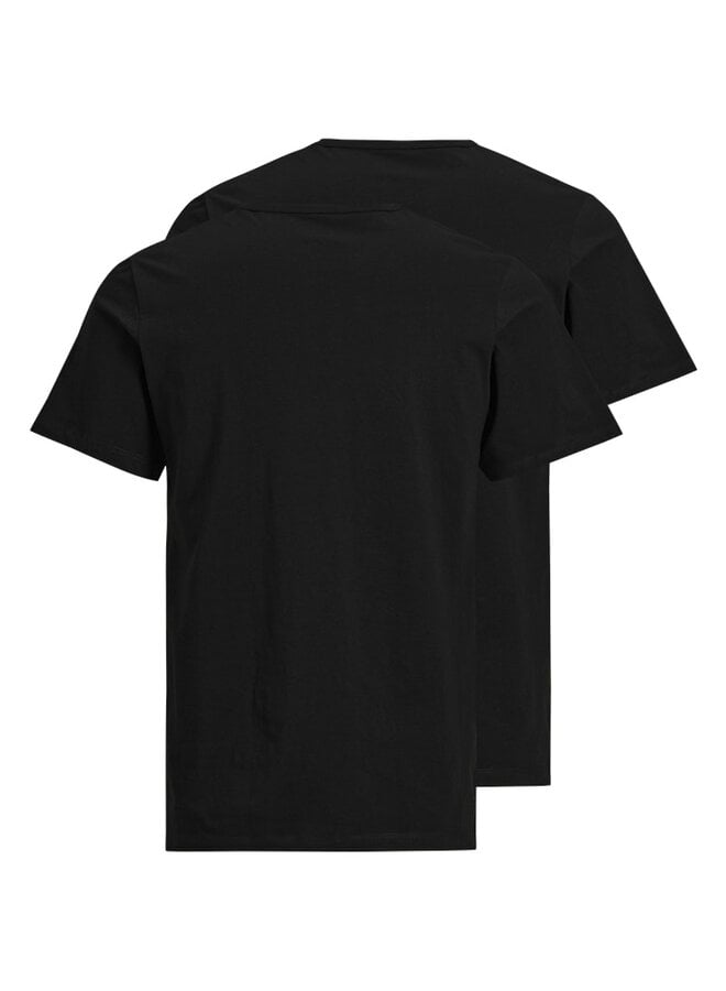 Jack & Jones T-shirt 2 Pack JACBASIC 12133913 - Black