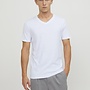 Jack & Jones T-shirt V-Neck 2 Pack 12133914 - White