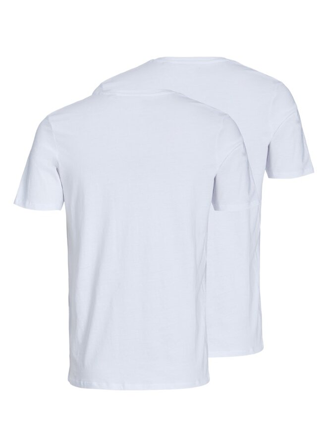Jack & Jones T-shirt V-Neck 2 Pack JACBASIC 12133914 - White
