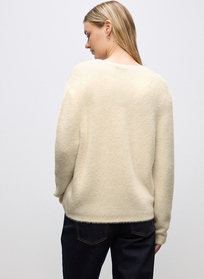Street one Vest LTD QR_Fluffy Cardigan - 16351 Soft Beige