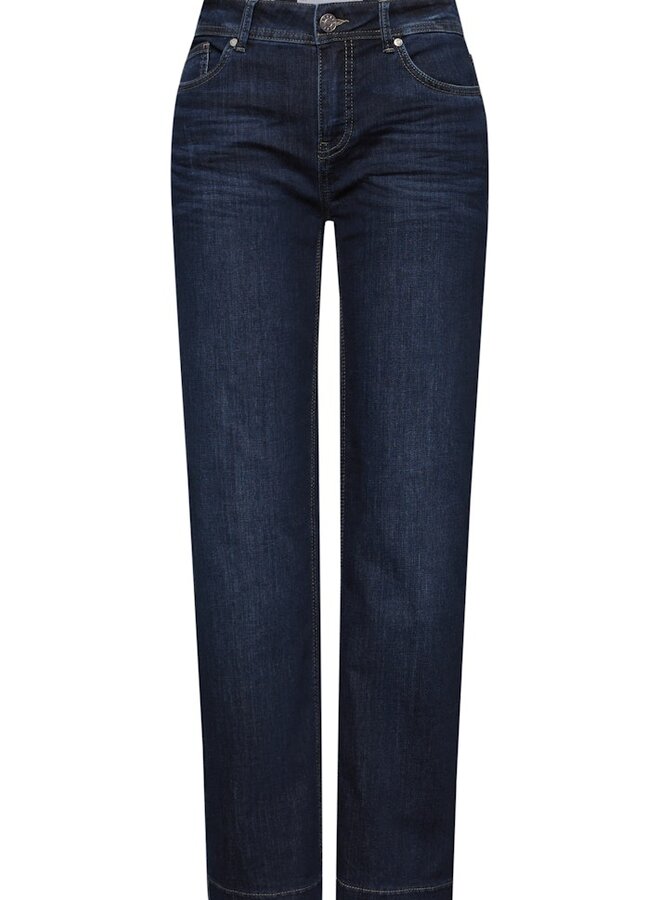 Street one Jeans QR Style Straight Leg.Mw.Dark - 17230 30 - Lengtemaat L30