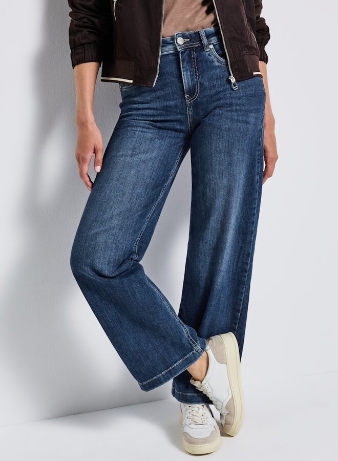 Jeans Style QR Denim-Wide Leg.Hw.Mid - 17046 30 - Lengtemaat L30