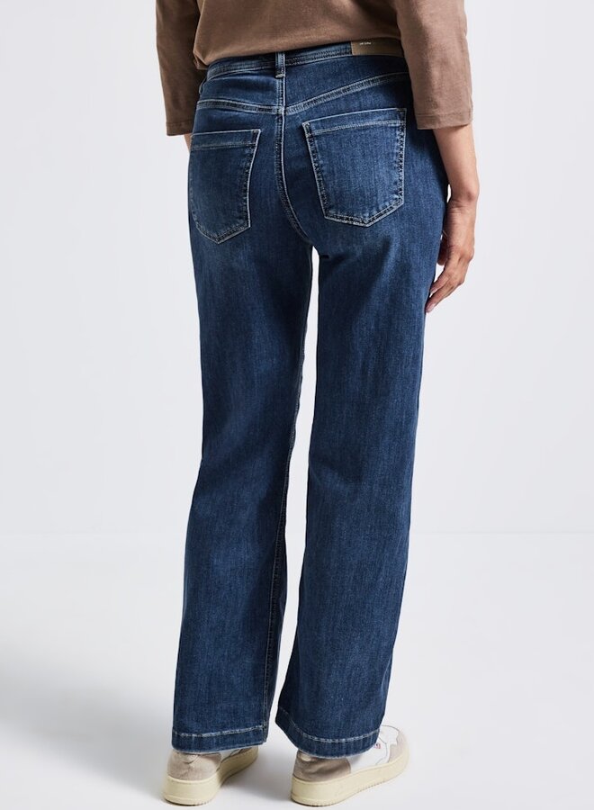 Street one Jeans Style QR Denim-Wide Leg.Hw.Mid - 17046 30 - Lengtemaat L30