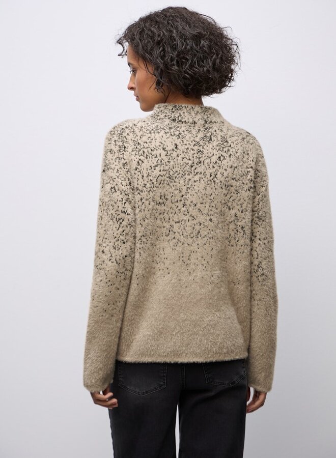 Street one Trui  Featheryarn Jacquard - 26871 Sanded Beige