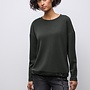 Street one Trui Silk Look Shirt W.Draw String - 17103 Darkest Brown