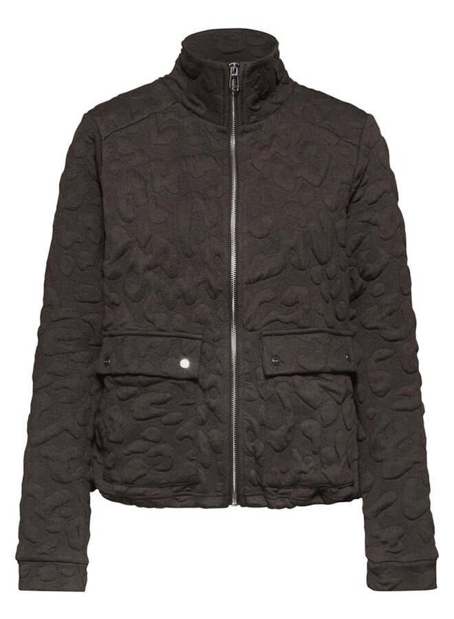 Street one Jas Leo Jkt W. Stand-Up Collar - 17264 Rustic Brown Mel