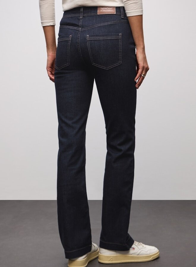 Street one Flared Jeans - 17233 Rinsed Dark Blue