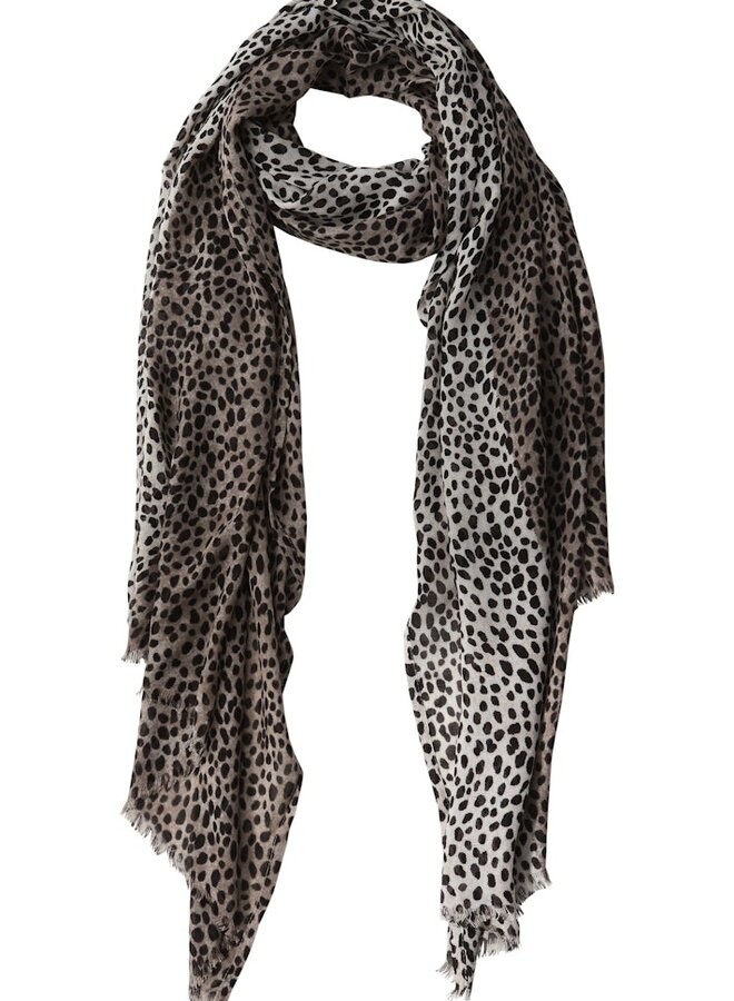 Street one Sjaal Printed Modal Longscarf - 36871 Sanded Beige