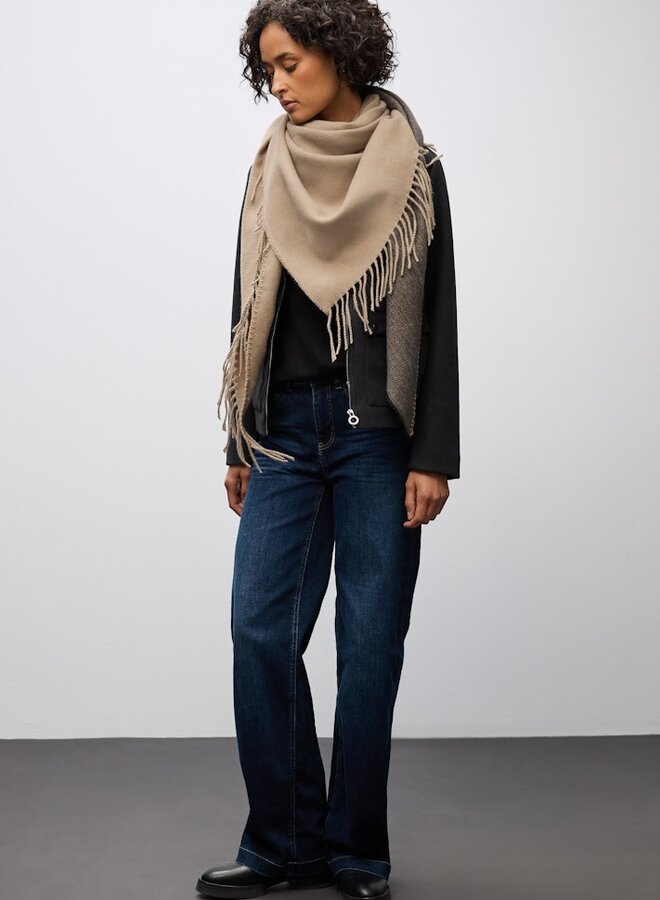 Street one Sjaal 2 Color Triangle Double - 27105 Flowing Beige