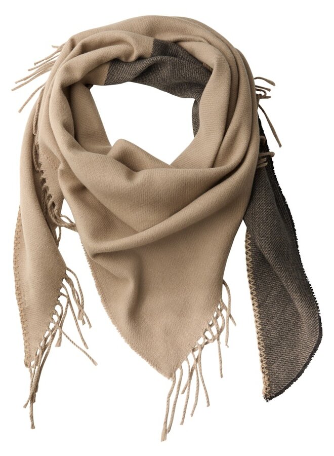 Street one Sjaal 2 Color Triangle Double - 27105 Flowing Beige