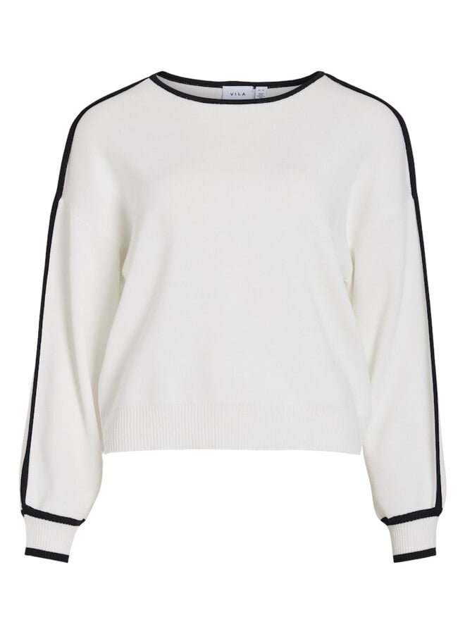 Vila Sweater Viloca 14110915 - White Alyssum