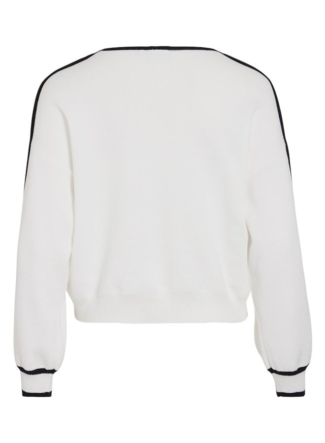 Vila Sweater Viloca 14110915 - White Alyssum