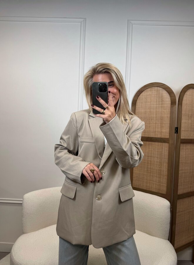 Turquoise by Daan Blazer W2473725 - Beige