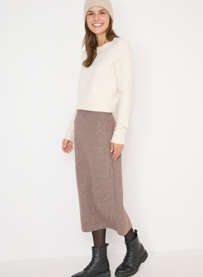 Midi Rok B361828 - 17189 Chocolate Mousse Melange