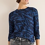 Cecil T-Shirt  B324049 - 27324  Urban Dark Blue Melange