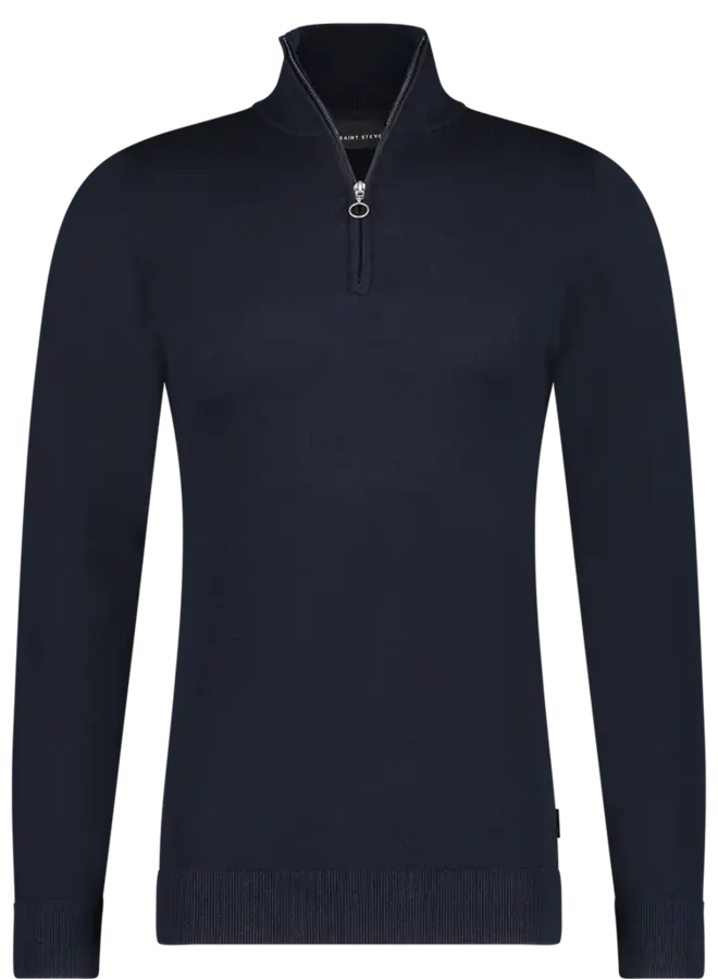 SAINT STEVE   Half-Zip Trui CAS 19480 - Dark Navy