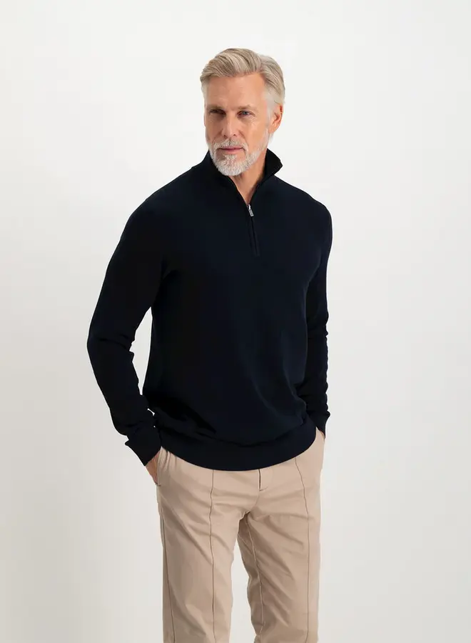 Half-Zip Trui CAS 19480 - Dark Navy