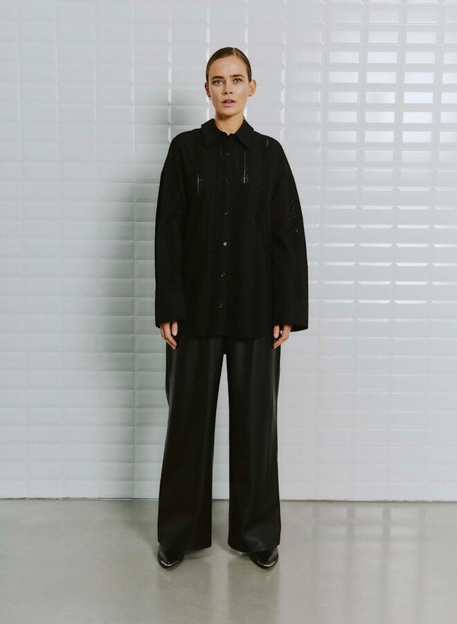 Withblack Broek Wide WBLBJORK 00001201 - Black