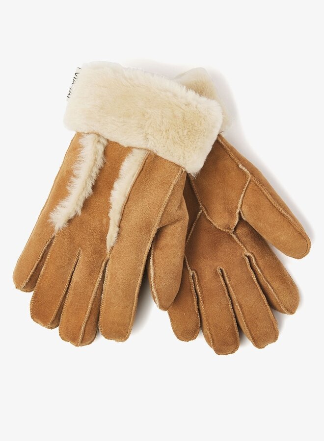 Via Vai Handschoenen Odile Zayn 8888201 - 308 Suede Cognac