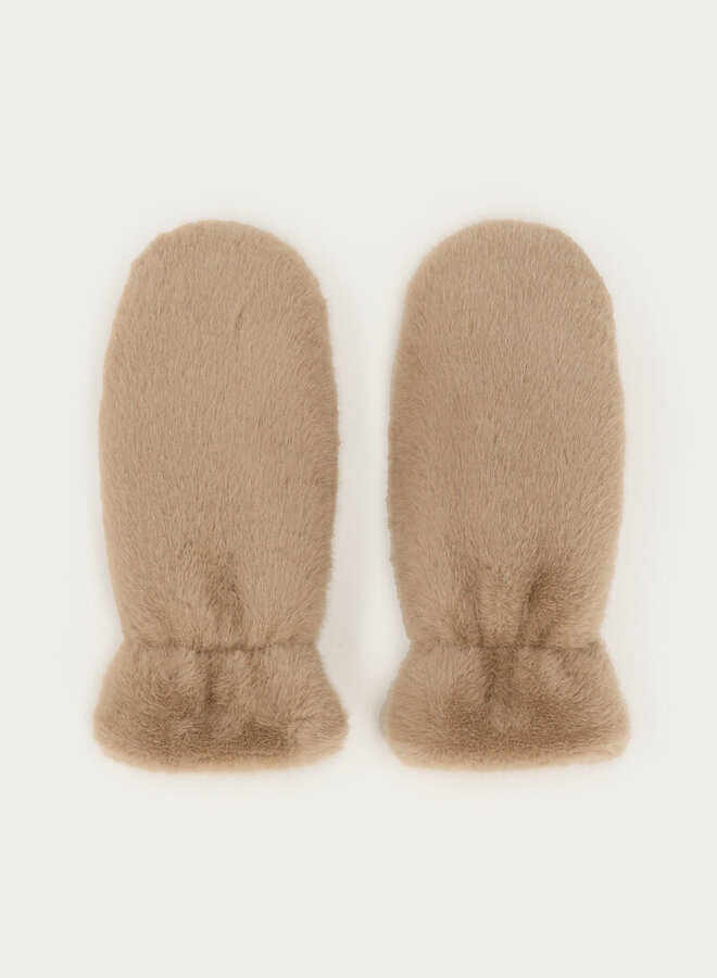 Handschoenen faux fur MJ144570110 - Beige