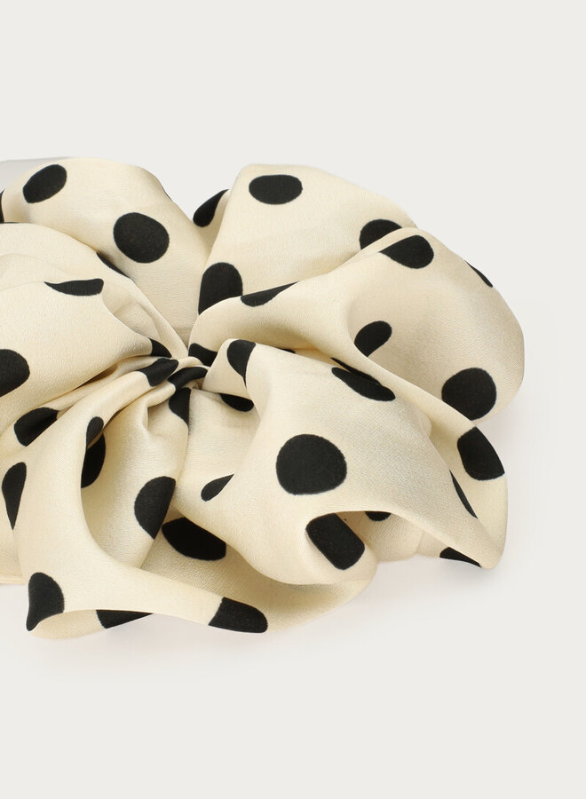 Scrunchie polkadot MJ15133-0900 - Wit