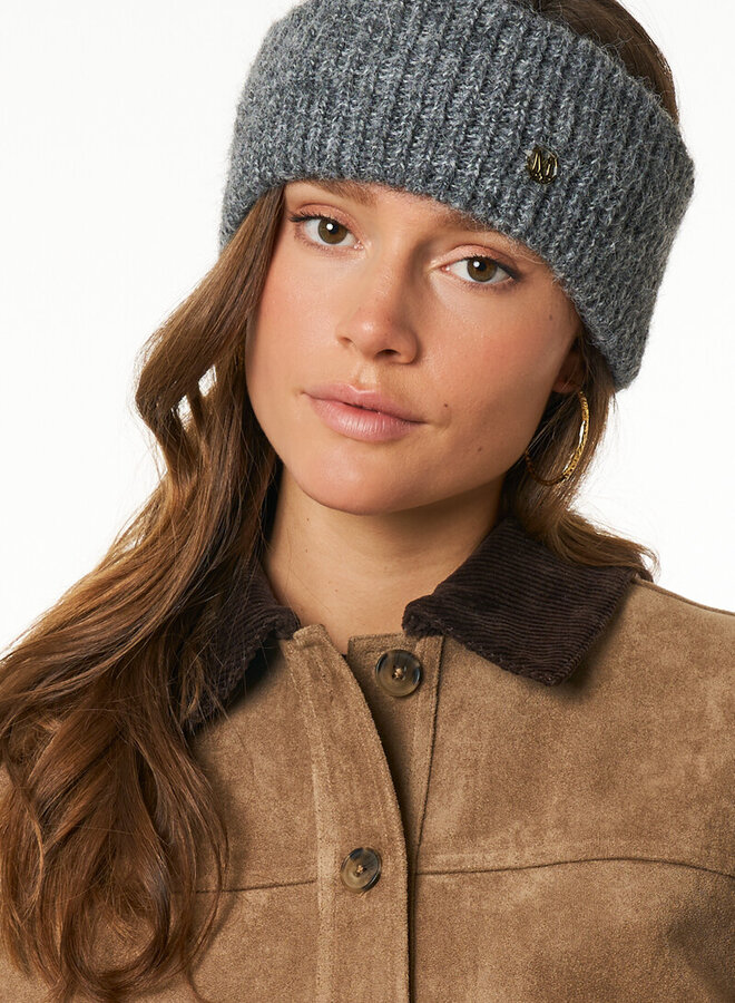 Gebreide Hoofdband MJ147631000 - Grijs