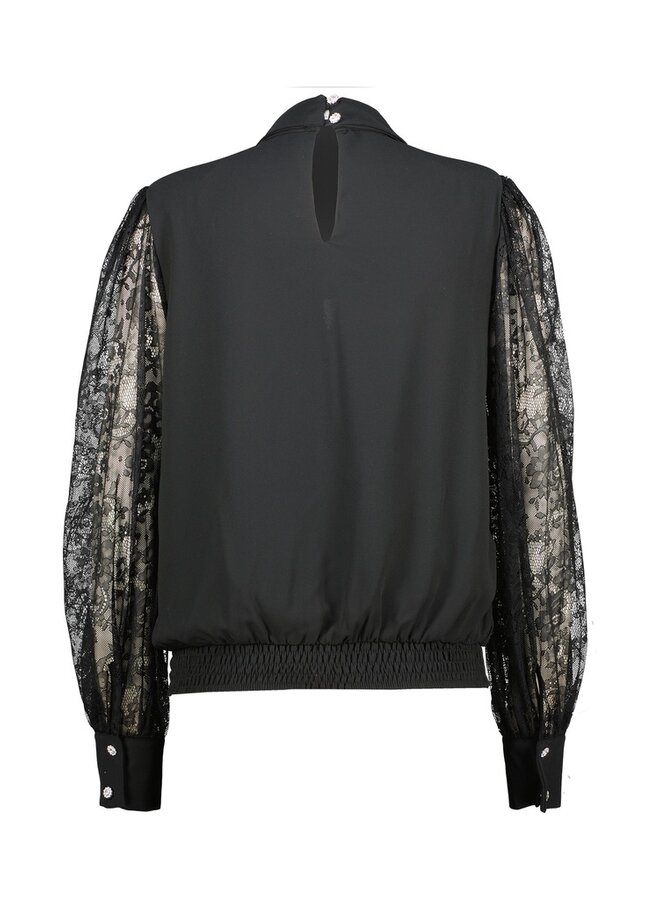 Amélie & Amélie Blouse Nantes B510 - Black