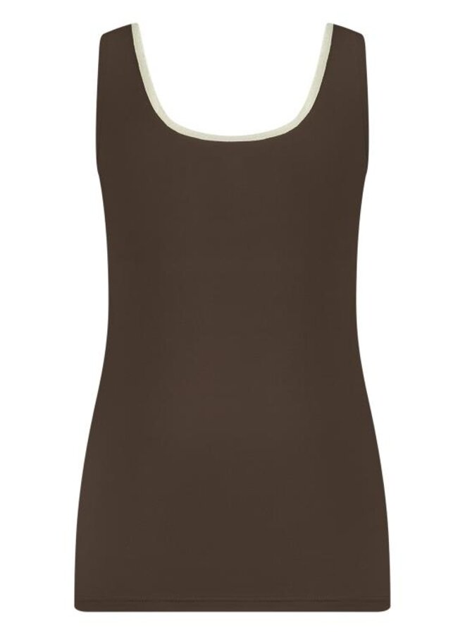 NUKUS Top Juba NKS06001 - Dark Chocolate