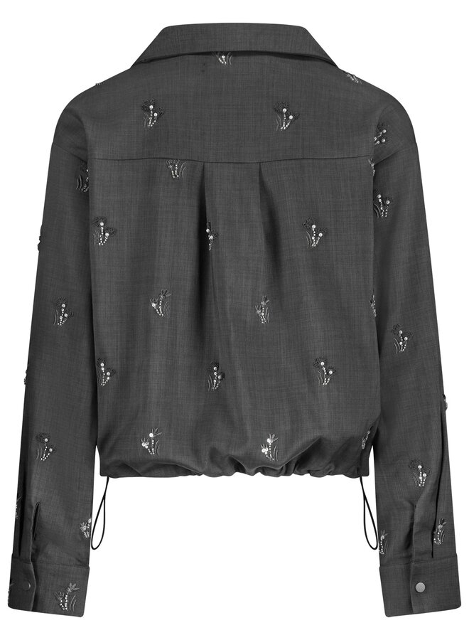 NUKUS Blouse Newport NKF02037 - 23 Antracite