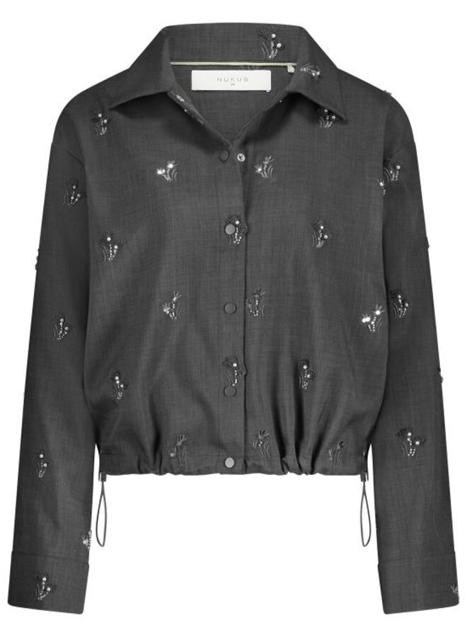 NUKUS Blouse Newport NKF02037 - 23 Antracite