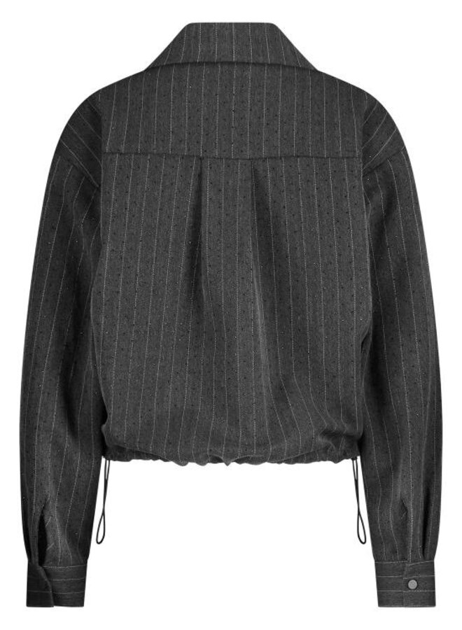 NUKUS Blouse Newport Stripe NKF02067 - 23 Antracite