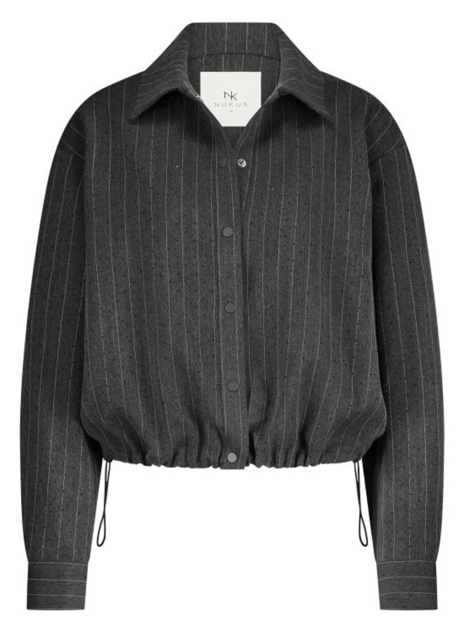 NUKUS Blouse Newport Stripe NKF02067 - 23 Antracite