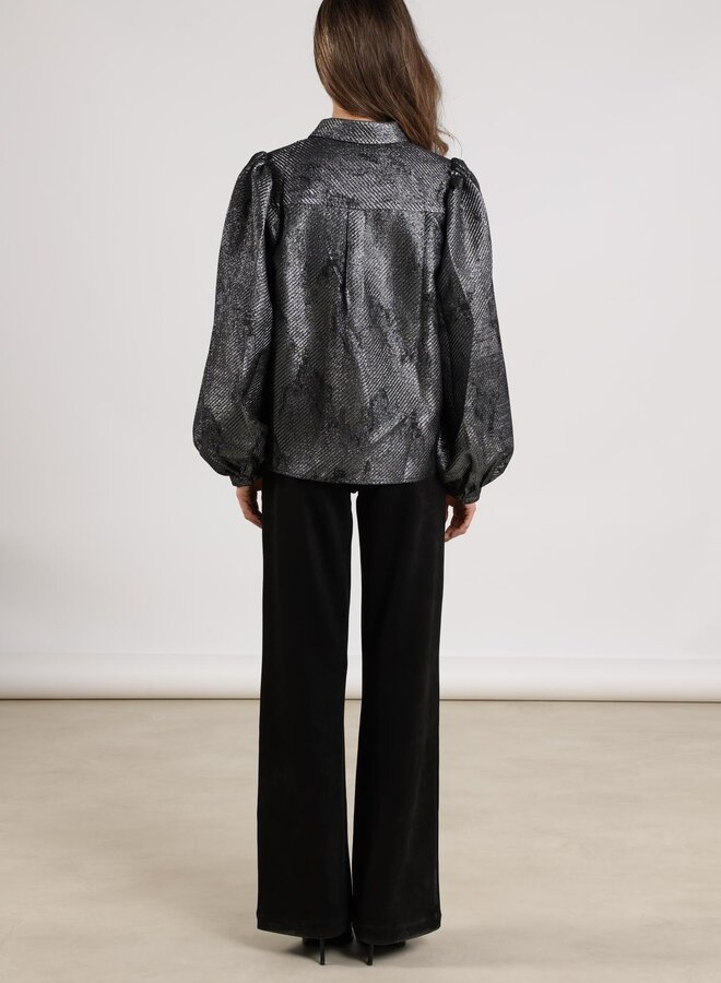 NUKUS Blouse Lettie NKF02003 - 170 Black/Silver