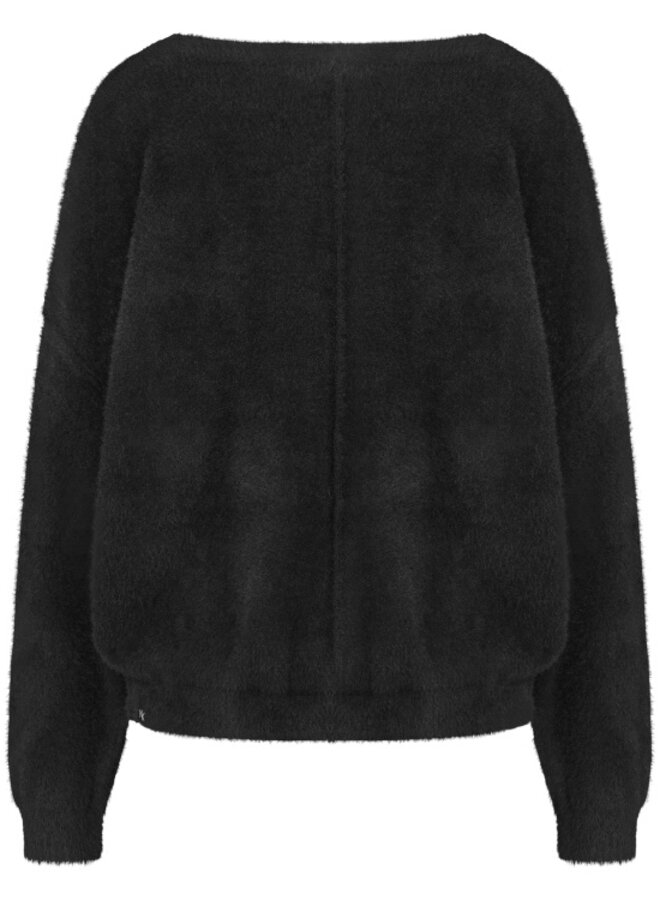 NUKUS Trui Mathilde NKF03022 - 5 Black