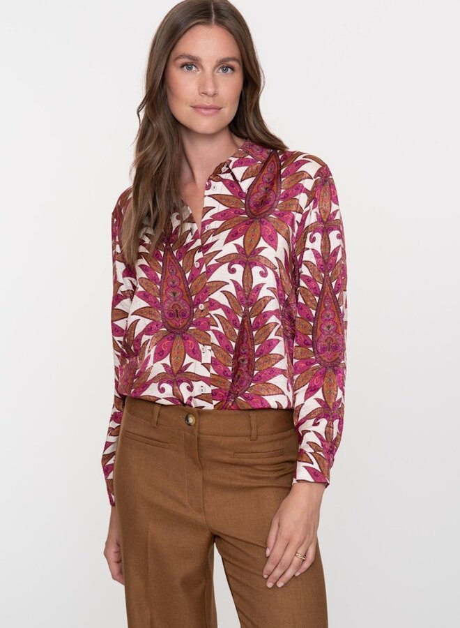 Blouse 53913-20 - 10 Off-White/Pink