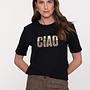 Geisha T-shirt CIAO 52838-41 - 999 Black/Brown