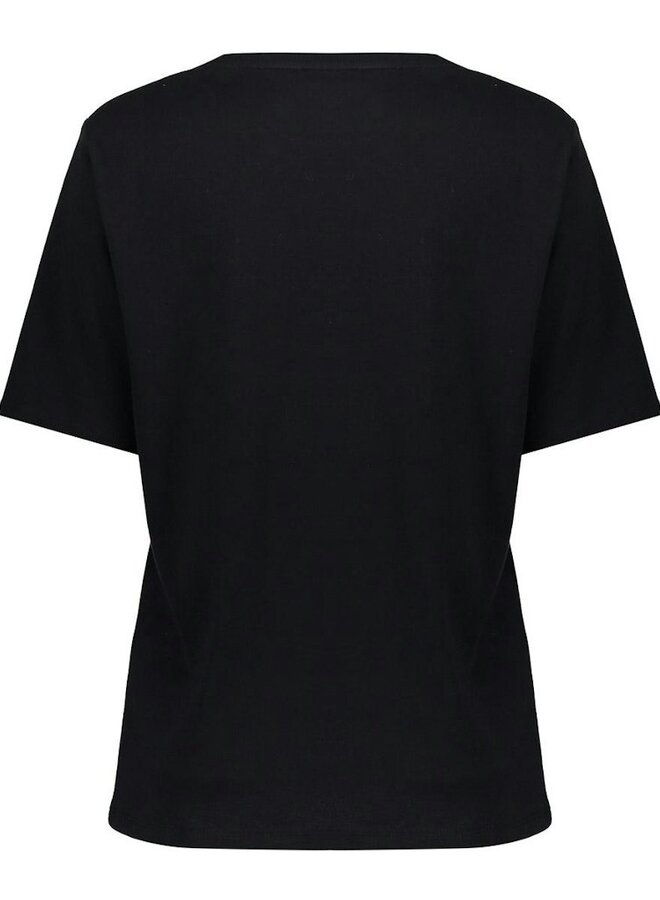 Geisha T-shirt CIAO 52838-41 - 999 Black/Brown