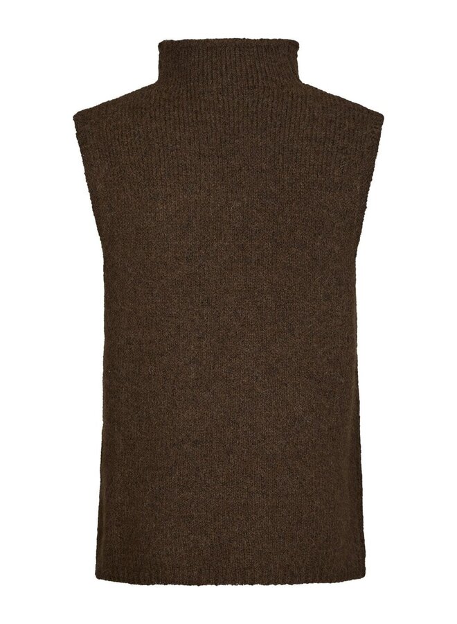 Neo Noir Gebreide Top 161753 Odelia - 205 Brown Melange