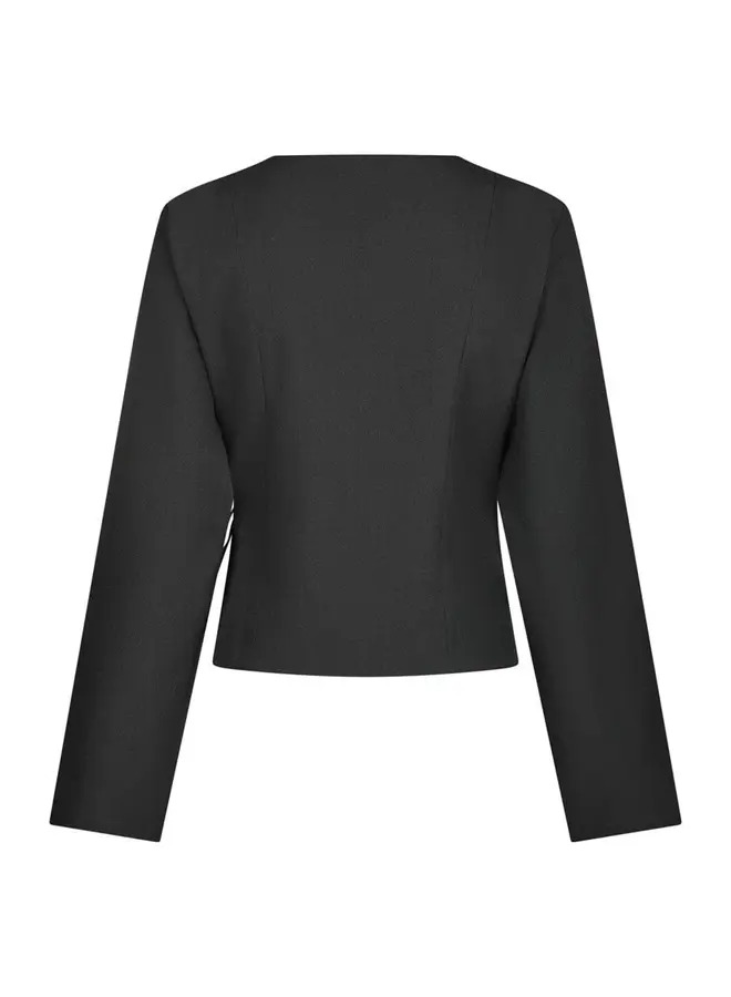 Neo Noir Blouse 166960 Simmi Eyelet Eyy - 104 Dark Grey