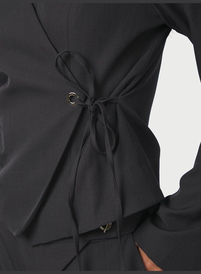 Neo Noir Blouse 166960 Simmi Eyelet Eyy - 104 Dark Grey