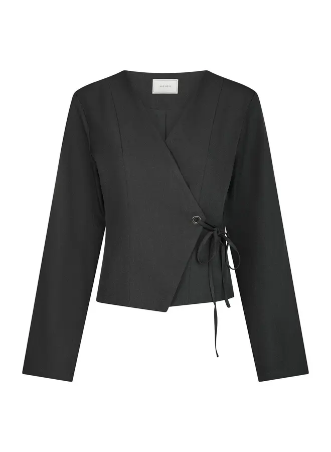 Neo Noir Blouse 166960 Simmi Eyelet Eyy - 104 Dark Grey