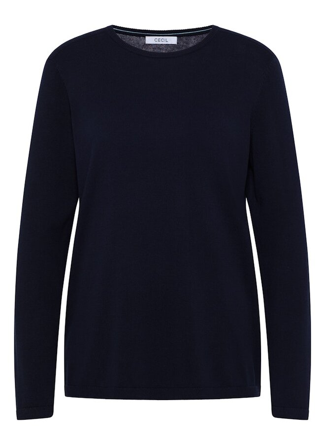Cecil Trui NOS Basic Roundneck - 16831 Urban Dark Blue