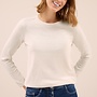 Cecil Trui NOS Basic Roundneck - 16835 Oat Milk Beige Melange