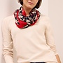 Cecil Sjaal Print Loop - 36953 Fiery Red