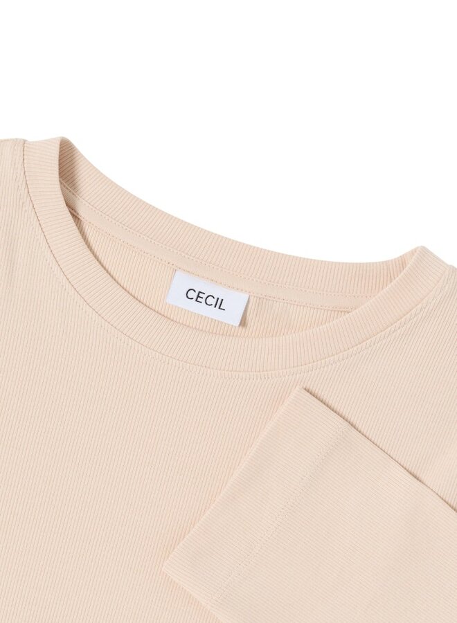 Cecil NOS Solid Rib T-Shirt - 16983