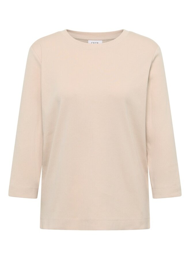 Cecil NOS Solid Rib T-Shirt - 16983