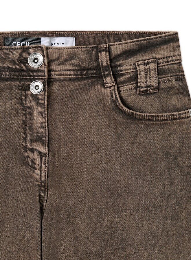 Cecil Loose Fit Jeans L32 B380045 - 17107 Chocolate Mousse