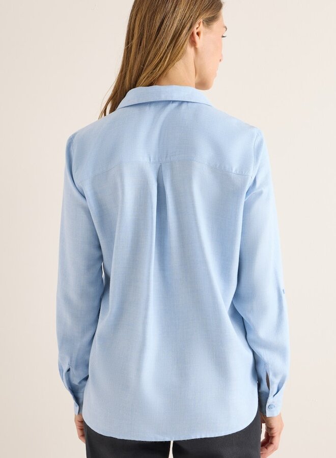 Cecil Blouse B346038- 17301 Light Sky Blue Melange