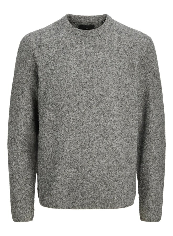 Trui knit JPRBLASIMON 12286881 - Medium Grey Melange